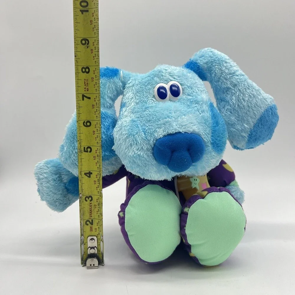 Blues Clues Fisher Price Bedtime Blue Talking Singing Glowing Plush Dog 04' Read